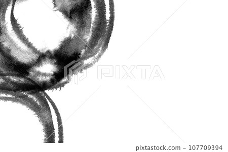 Japanese style brush stroke background material 107709394