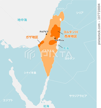 巴勒斯坦問題(以色列、巴勒斯坦、加薩走廊)向量圖解 巴勒斯坦問題(以色列、巴勒斯坦、加薩走廊)向量圖解 107710004