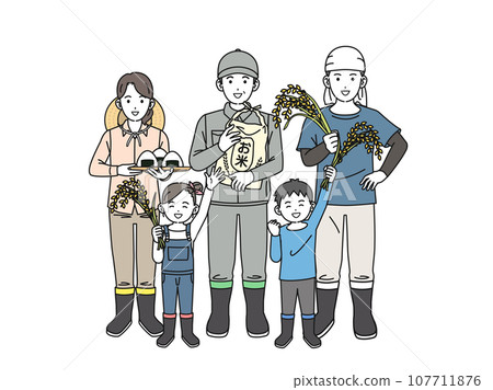 稻農的插圖 稻農的插圖 107711876