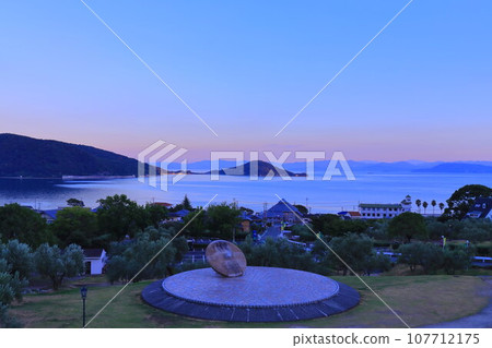 Scenery seen from Shodoshima Olive Park, Kagawa Prefecture Scenery seen from Shodoshima Olive Park, Kagawa Prefecture 107712175