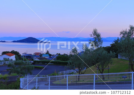 從香川縣小豆島橄欖公園看到的風景 從香川縣小豆島橄欖公園看到的風景 107712312