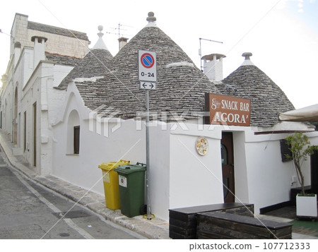 The Trulli of Alberobello in Italy The Trulli of Alberobello in Italy 107712333