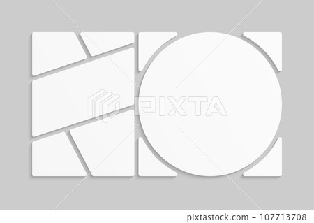 Template collage of six frames, images, photo 107713708