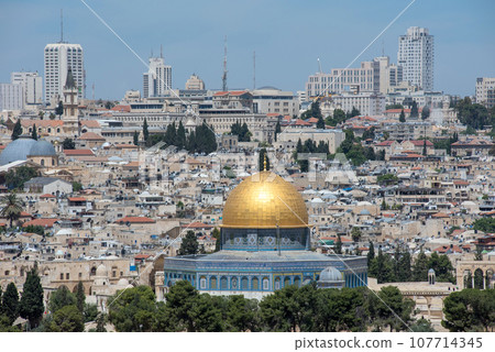 Dome of the Rock, Temple Mount, al-Aqsa mosque, Jerusalem, Israel Dome of the Rock, Temple Mount, al-Aqsa mosque, Jerusalem, Israel 107714345