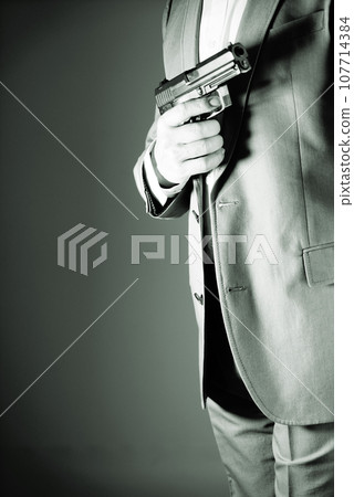 Retro secret agent gun Retro secret agent gun 107714384