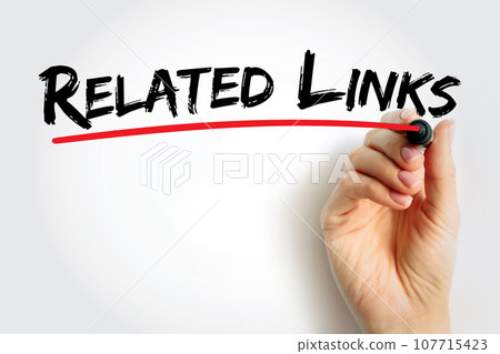 Related Links text quote, concept background 107715423