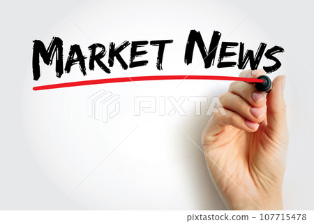 Market News text quote, concept background 107715478