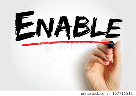 Enable text quote, concept background Enable text quote, concept background 107715511