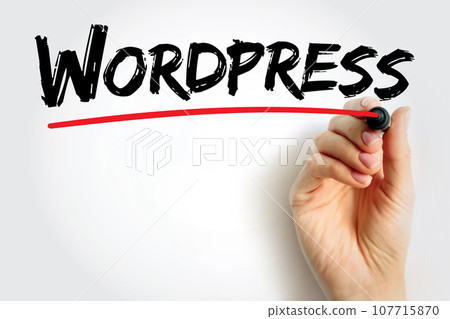 Wordpress text quote, concept background 107715870