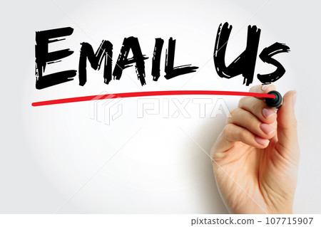 Email Us text quote, concept background Email Us text quote, concept background 107715907