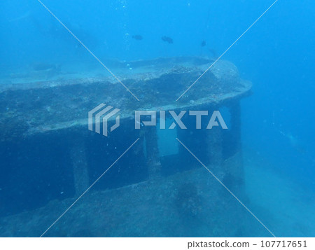Part of the ship that sunk in Miyakojima, Okinawa, Japan (Shipwreck Irabu) Part of the ship that sunk in Miyakojima, Okinawa, Japan (Shipwreck Irabu) 107717651