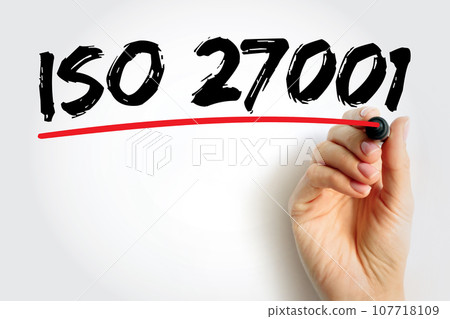 ISO 27001 - international standard on how to manage information security, concept for presentations and reports ISO 27001 - international standard on how to manage information security, concept for presentations and reports 107718109