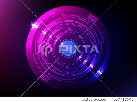 Global ball tech circle star planet network telecoms engineering technology abstract background vector illustration 20221210 107718543