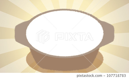 Pot photo frame background illustration [16:9] 107718783