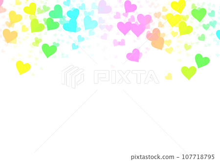 Background of colorful hearts Background of colorful hearts 107718795