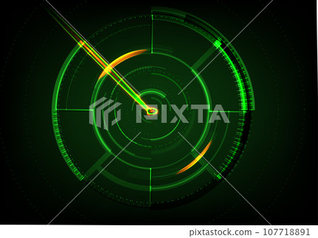 Tech circle technology digital ring electric engineering network communication futuristic abstract background vector illustration 107718891