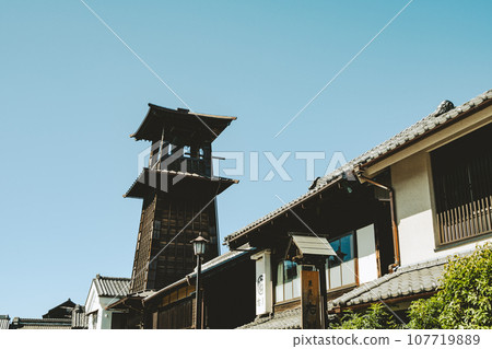 小江戶川越 燈火通明的街道和晴空 a-5 電影風格 107719889