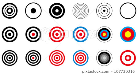 弓目標,目標向量插圖集 弓目標,目標向量插圖集 107720316