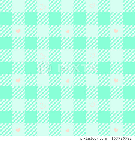 Hello summer polka fabric textile lovely pastel plaid pattern vector illustration 107720782