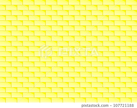 Hello pastel yellow concrete brick wall building backdrop abstract background wallpaper pattern vector illustration 107721188
