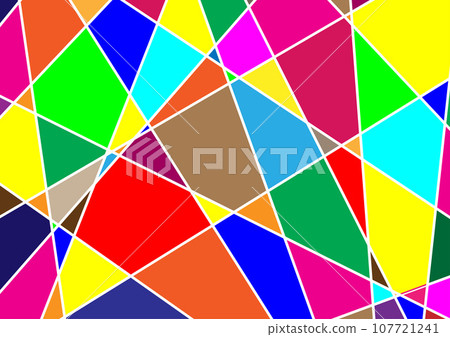 Hello summer variety bright mirror glass geometric mosaic abstract background backdrop wallpaper vector illustration 107721241