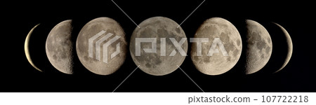 月相(月齡 26.3 至月齡 3.3) 月相(月齡 26.3 至月齡 3.3) 107722218