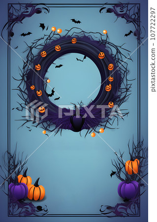 Halloween party flyer, Happy Halloween party posters 107722297