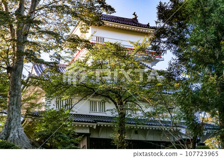 位於秋田縣泉州公園內的佐竹氏久保田城復原圖 位於秋田縣泉州公園內的佐竹氏久保田城復原圖 107723965