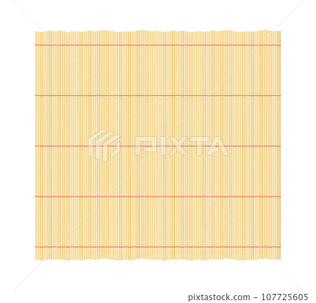 Bamboo sushi mat 107725605