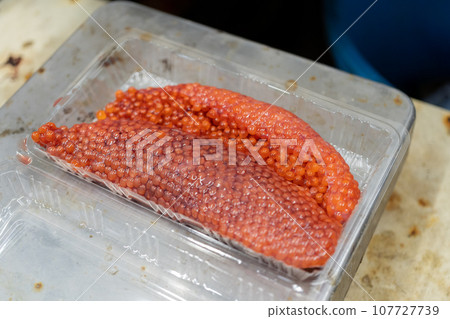 筋子、鮭魚子、鮭魚子、魚子 107727739