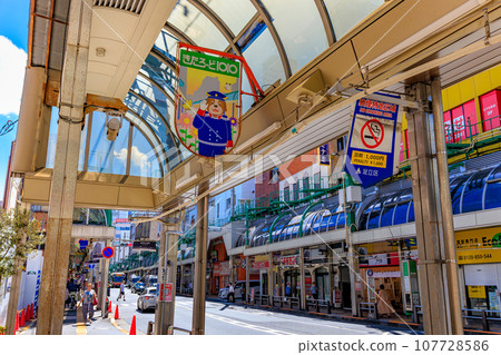 Kita Road 1010 shopping street located at the west exit of Kitasenju Station, Adachi Ward, Tokyo 107728586