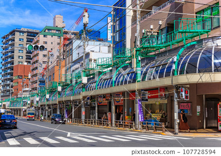 Kita Road 1010 shopping street located at the west exit of Kitasenju Station, Adachi Ward, Tokyo 107728594