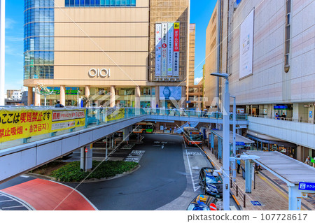 Tokyo, Adachi Ward, Kitasenju Station, West Exit Rotary 107728617