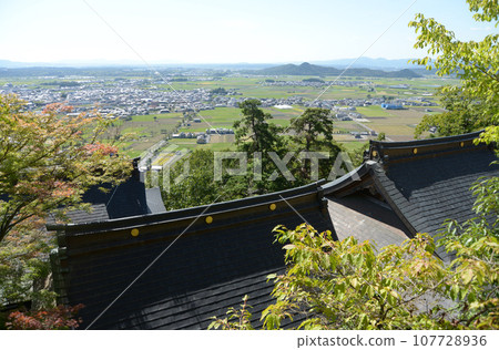 Scenery from the grounds of Tarobo Aga Shrine, Owaki-cho, Higashiomi City, Shiga Prefecture 107728936