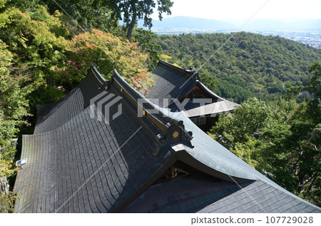 Tarobo Aga Shrine, view from the main shrine grounds, Owaki-cho, Higashiomi City, Shiga Prefecture Tarobo Aga Shrine, view from the main shrine grounds, Owaki-cho, Higashiomi City, Shiga Prefecture 107729028