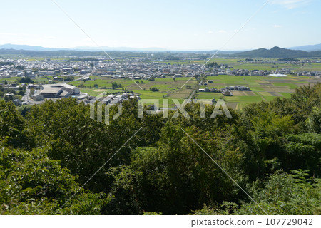 Scenery from the grounds of Tarobo Aga Shrine, Owaki-cho, Higashiomi City, Shiga Prefecture 107729042