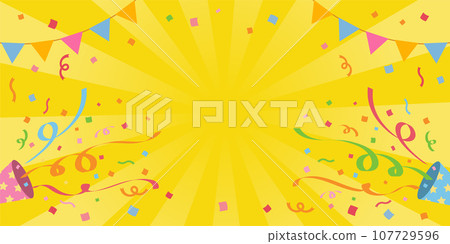 Cracker and garland festive background material (2:1) Cracker and garland festive background material (2:1) 107729596