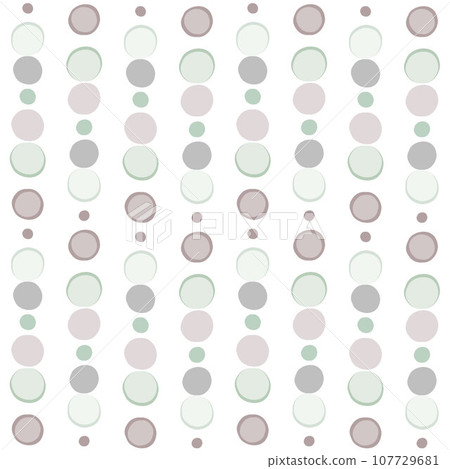 Dull color pop dot seamless pattern illustration Dull color pop dot seamless pattern illustration 107729681