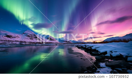 Fantastic aurora Fantastic aurora 107730932