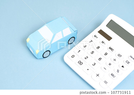 Car and Calculator Car and Calculator 107731911