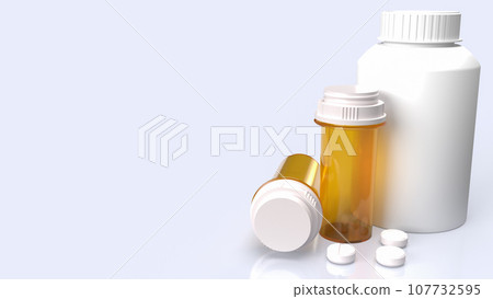 The dung on white background for Medicine or sci concept 3d rendering The dung on white background for Medicine or sci concept 3d rendering 107732595