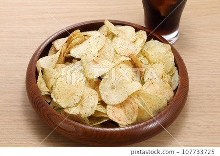 Potato chips and cola Potato chips and cola 107733725