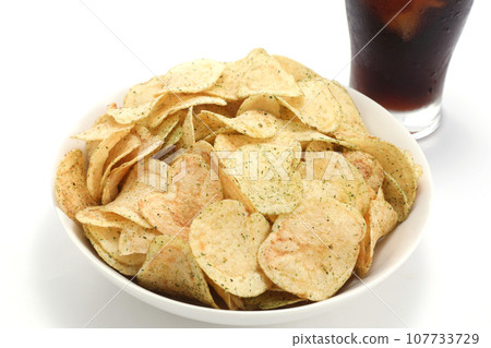 Potato chips and cola 107733729