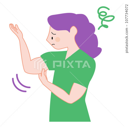 People who are concerned about sagging upper arms 107734072