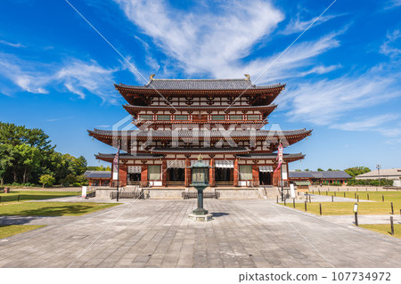 The Golden Hall of Yakushi ji temple located in nara, kansai, japan. 107734972