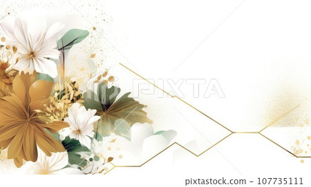 Watercolor abstract design for background wedding or buzzy social media banner Watercolor abstract design for background wedding or buzzy social media banner 107735111