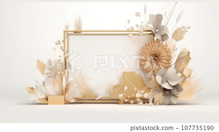 Watercolor abstract design for background wedding or buzzy social media banner Watercolor abstract design for background wedding or buzzy social media banner 107735190