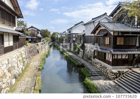 Omihachiman City, Hachimanbori and old townscape Omihachiman City, Hachimanbori and old townscape 107735620