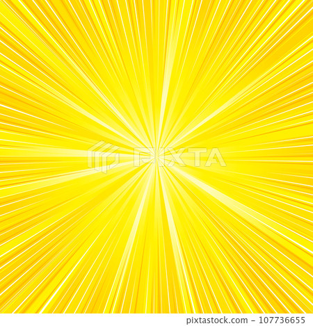 Background material Yellow Attention background of shining concentrated lines Flash Shine Explosion Victory Victory 107736655