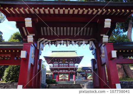 Kitakyushu City Shinozaki Hachiman Shrine Gate 107738041